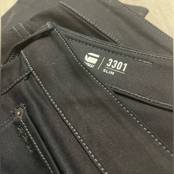 G Star Raw 3301 Black - Mens Size 31 - Picture 5 of 6